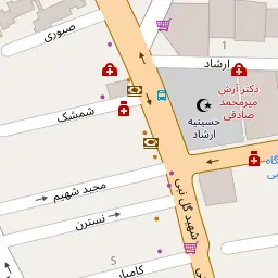 این نقشه، آدرس دکتر سینا فیروزان متخصص دندان پزشک در شهر تهران است. در اینجا آماده پذیرایی، ویزیت، معاینه و ارایه خدمات به شما بیماران گرامی هستند.