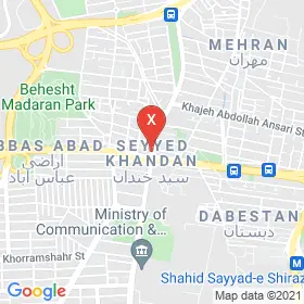 این نقشه، آدرس دکتر حسین داهیفر متخصص کودکان و نوزادان در شهر تهران است. در اینجا آماده پذیرایی، ویزیت، معاینه و ارایه خدمات به شما بیماران گرامی هستند.