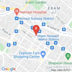این نقشه، نشانی دکتر منصور جلالی متخصص کودکان و نوزادان در شهر شیراز است. در اینجا آماده پذیرایی، ویزیت، معاینه و ارایه خدمات به شما بیماران گرامی هستند.