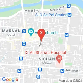 این نقشه، آدرس دکتر نسیم اثناعشری متخصص ارتودنسی و ناهنجاری های فک و صورت در شهر اصفهان است. در اینجا آماده پذیرایی، ویزیت، معاینه و ارایه خدمات به شما بیماران گرامی هستند.