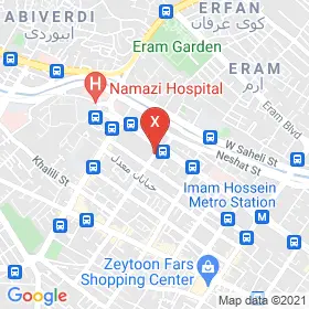 این نقشه، نشانی دکتر حمیده کریم پور متخصص پزشک عمومی در شهر شیراز است. در اینجا آماده پذیرایی، ویزیت، معاینه و ارایه خدمات به شما بیماران گرامی هستند.