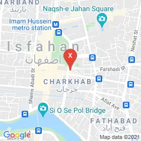 این نقشه، نشانی دکتر فریدون شفق متخصص گوش حلق و بینی در شهر اصفهان است. در اینجا آماده پذیرایی، ویزیت، معاینه و ارایه خدمات به شما بیماران گرامی هستند.