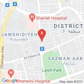 این نقشه، آدرس نسرین مهاجردوست متخصص مامایی در شهر تهران است. در اینجا آماده پذیرایی، ویزیت، معاینه و ارایه خدمات به شما بیماران گرامی هستند.
