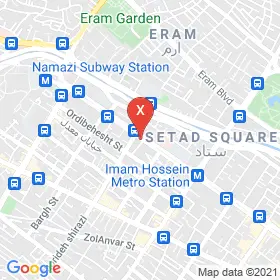 این نقشه، آدرس دکتر پریسا پیروی متخصص پوست، مو و زیبایی در شهر شیراز است. در اینجا آماده پذیرایی، ویزیت، معاینه و ارایه خدمات به شما بیماران گرامی هستند.