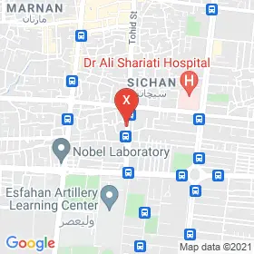 این نقشه، آدرس دکتر طاهره نصر اصفهانی متخصص زنان و زایمان و نازایی در شهر اصفهان است. در اینجا آماده پذیرایی، ویزیت، معاینه و ارایه خدمات به شما بیماران گرامی هستند.