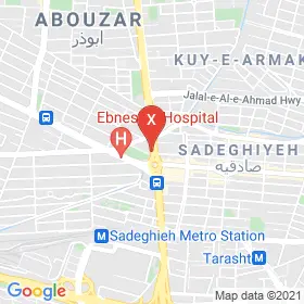 این نقشه، آدرس دکتر فاطمه یوسف پور متخصص زنان و زایمان و نازایی در شهر تهران است. در اینجا آماده پذیرایی، ویزیت، معاینه و ارایه خدمات به شما بیماران گرامی هستند.