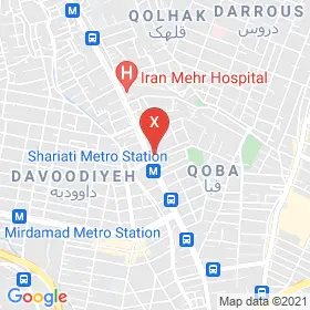این نقشه، نشانی دکتر نازیلا نوری متخصص زنان و زایمان و نازایی در شهر تهران است. در اینجا آماده پذیرایی، ویزیت، معاینه و ارایه خدمات به شما بیماران گرامی هستند.