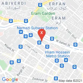 این نقشه، نشانی دکتر فهیمه فرزادی متخصص کودکان و نوزادان در شهر شیراز است. در اینجا آماده پذیرایی، ویزیت، معاینه و ارایه خدمات به شما بیماران گرامی هستند.