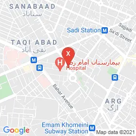 این نقشه، نشانی پرویز شجاعی متخصص آسیب شناس گفتار و زبان ( گفتاردرمانگر) در شهر مشهد است. در اینجا آماده پذیرایی، ویزیت، معاینه و ارایه خدمات به شما بیماران گرامی هستند.